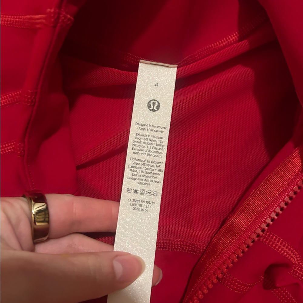 Lululemon Bright Red Define Jacket - image 2